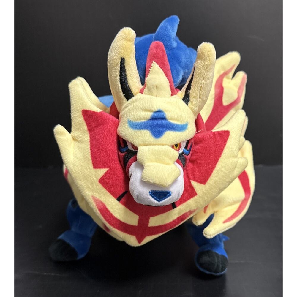 Pokémon Zamazenta Plush Stuffed Toy Doll Limited Pokémon Sword Shield Red Blue
